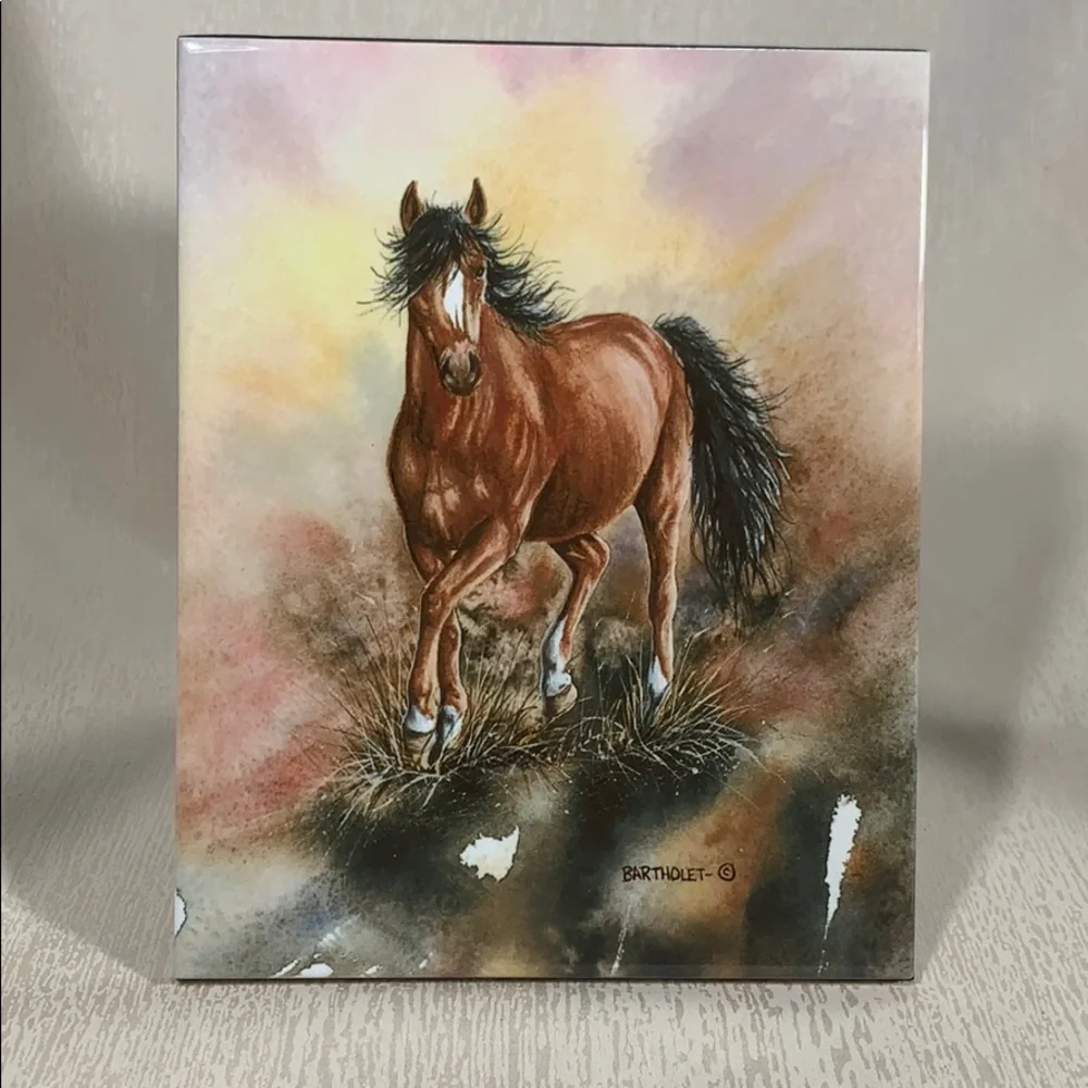 Ceramic Horse Tile